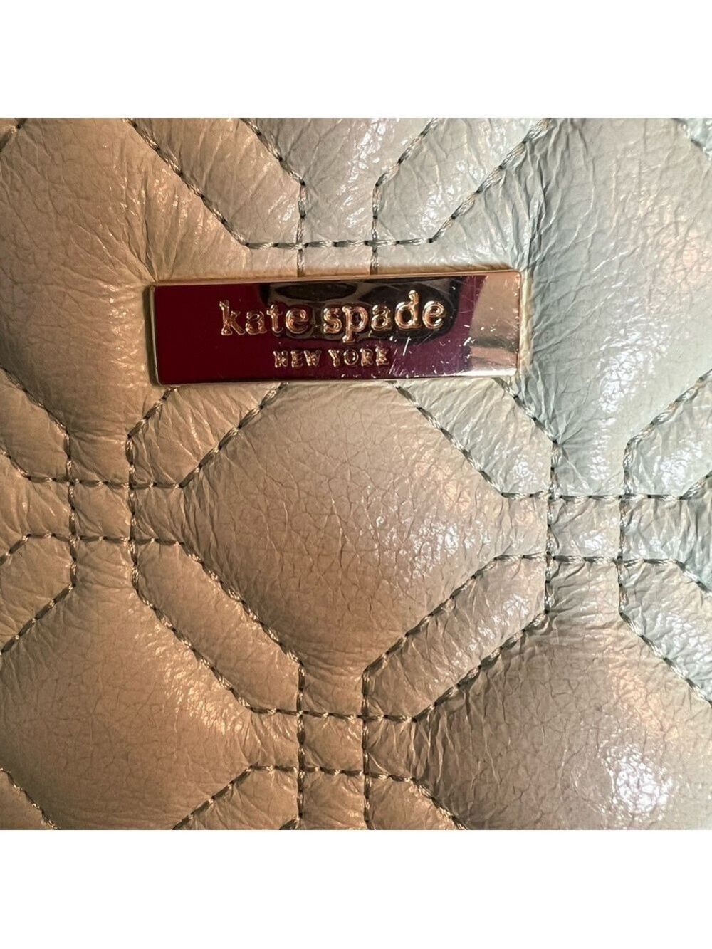 Kate Spade Rachelle Astor Quilted Mint Green Handbag - Picture 2 of 8